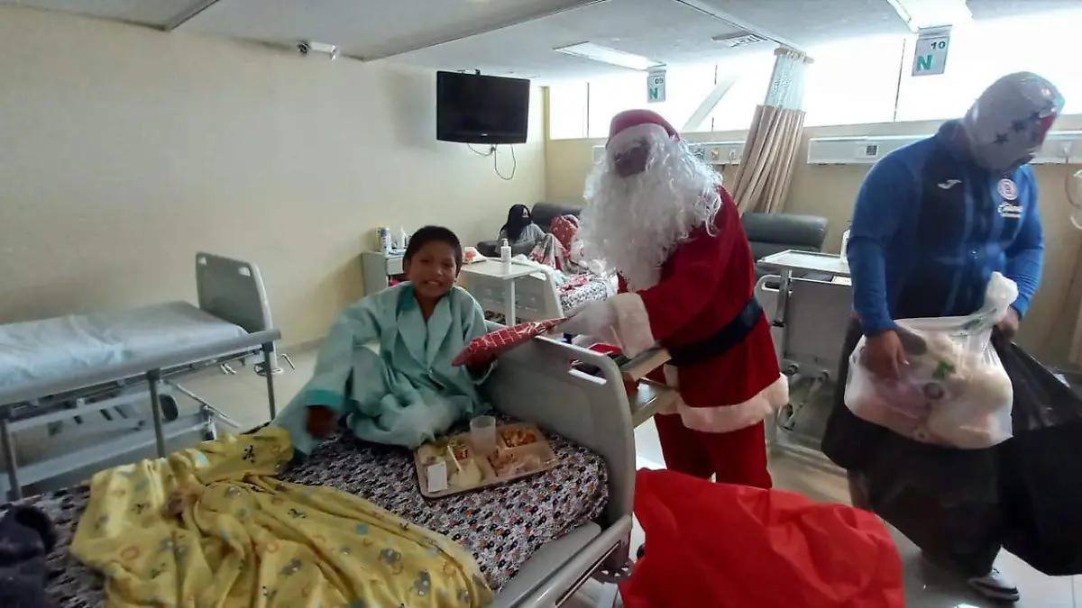 Santa en hospital